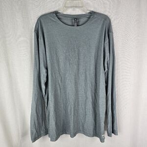 Vuori Shirt Mens 2XL Green / Blue Long Sleeve Strato Tech Tee Style V178